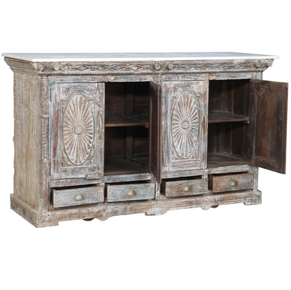 Indian Sunburst Sideboard