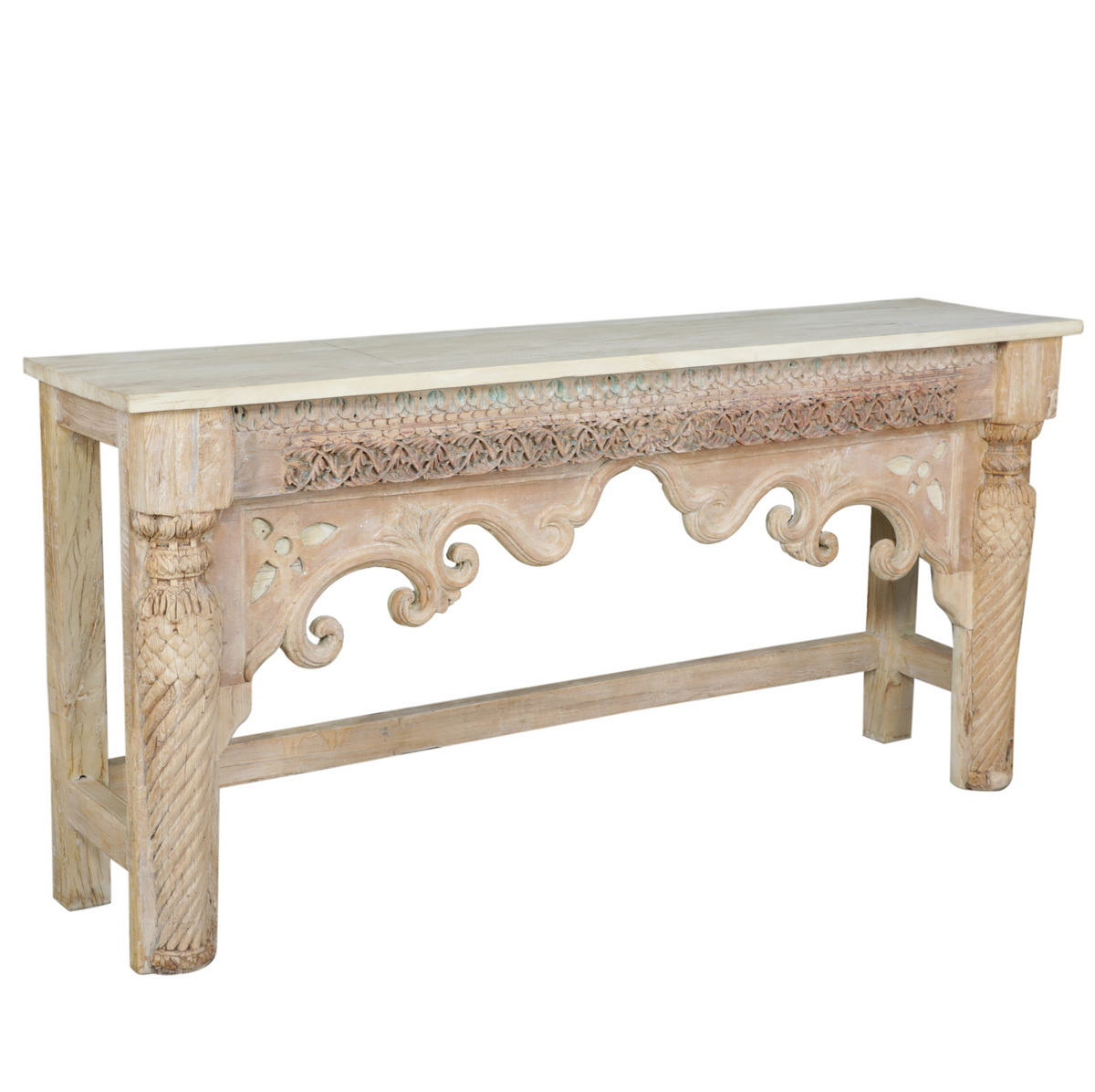 Hand Carved Indian Console Table