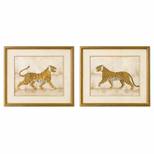 A Pair Of Heritage Tigers Prints