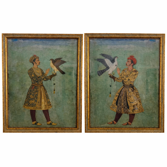 A Pair of Mughal Falconer's