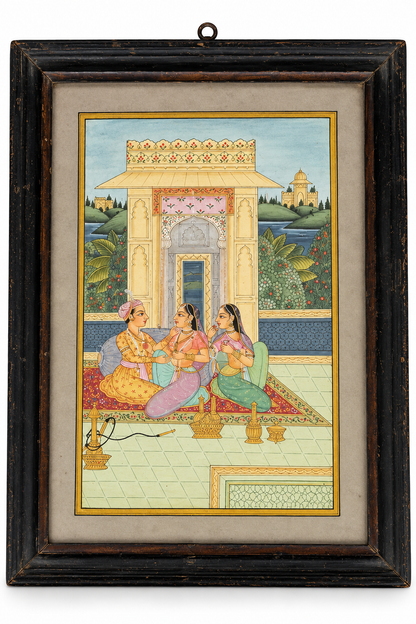 A Pair of Mughal Miniature Paintings