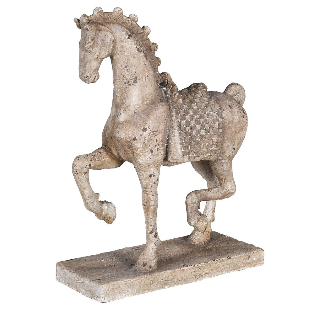 Stonewash Horse Sculpture (Head Up)