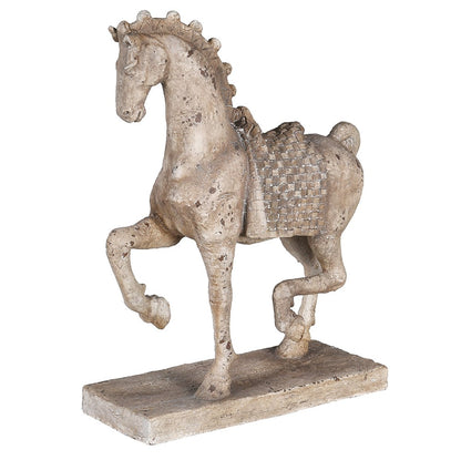 Stonewash Horse Sculpture (Head Up)