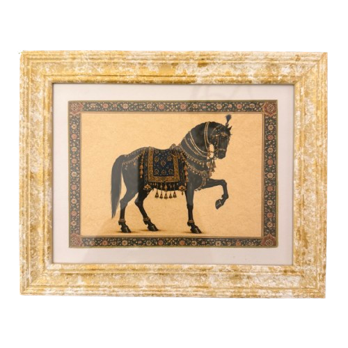 A Set of Six Framed Horse Prints