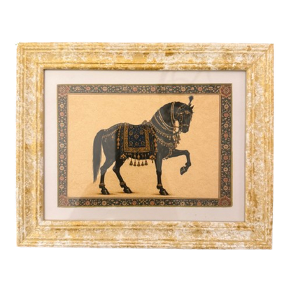 A Set of Six Framed Horse Prints