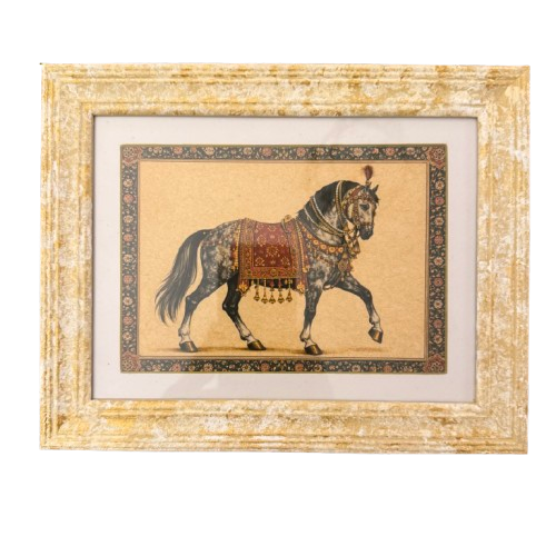 A Set of Six Framed Horse Prints