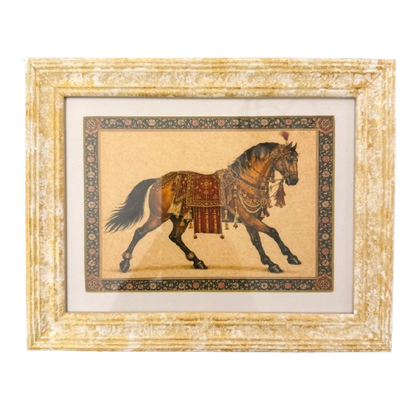 A Set of Six Framed Horse Prints