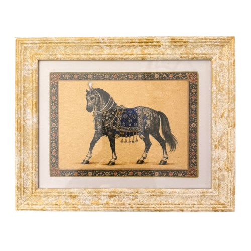 A Set of Six Framed Horse Prints