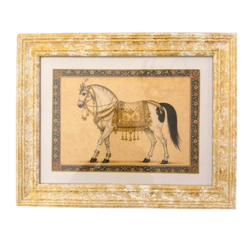 A Set of Six Framed Horse Prints
