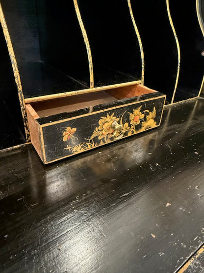 Antique Hand-Painted Chinoiserie Writing Bureau