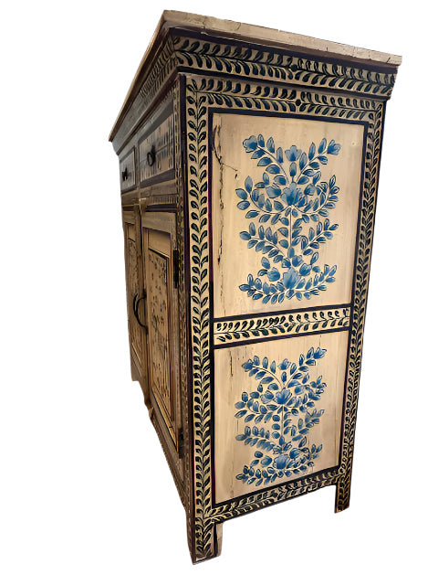 Hand-Painted Indian Cabinet