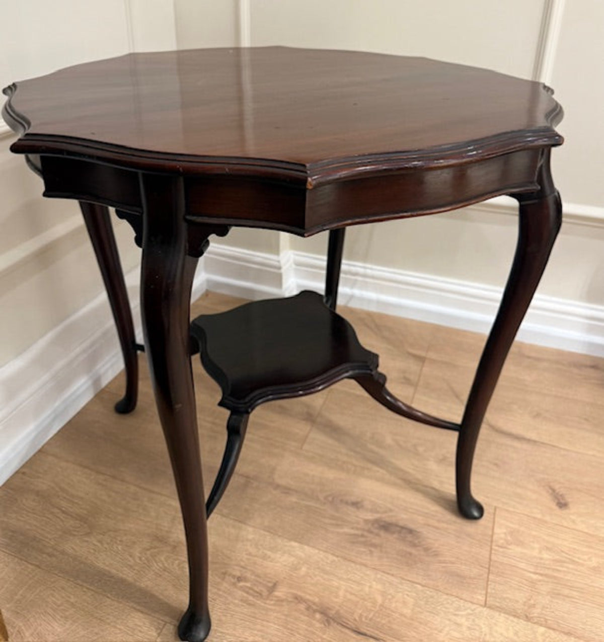 Octagonal Pie Crust Occasional Table