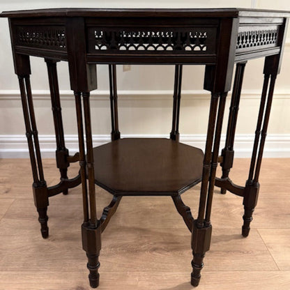 Mahogany Fretwork Occasional Table