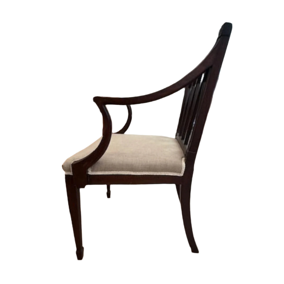 Edwardian Mahogany Lattice Back Chair