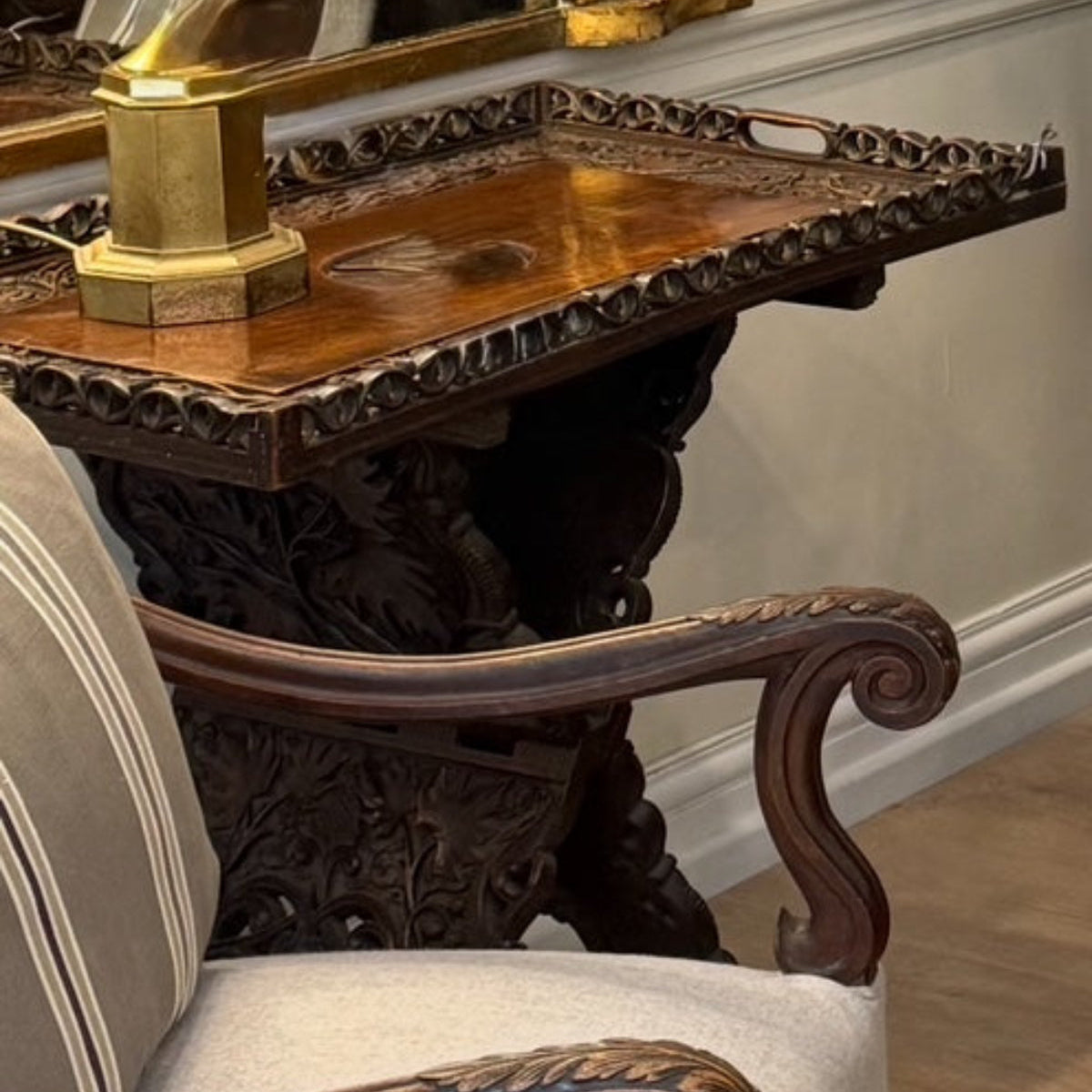 Unusual Anglo-Indian Butler’s Tray