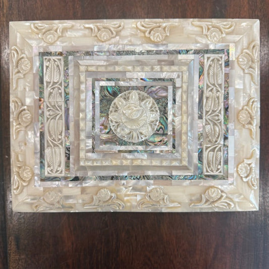 Hand Crafted Mother-of-Pearl Inlaid Box
