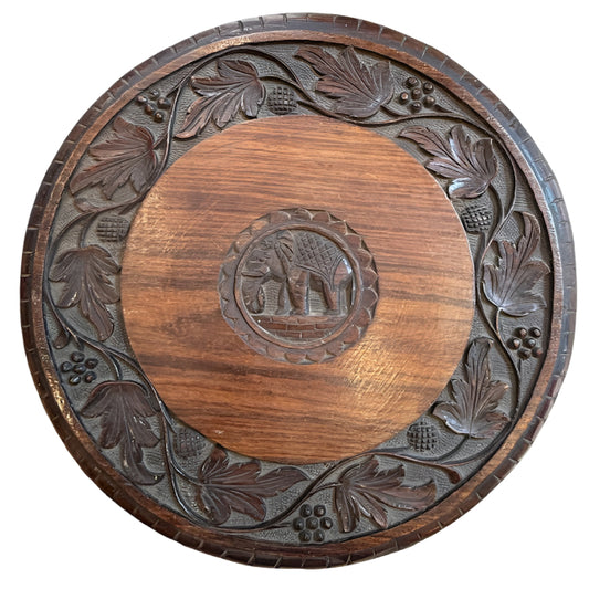 Antique Anglo Indian Elephant Stool
