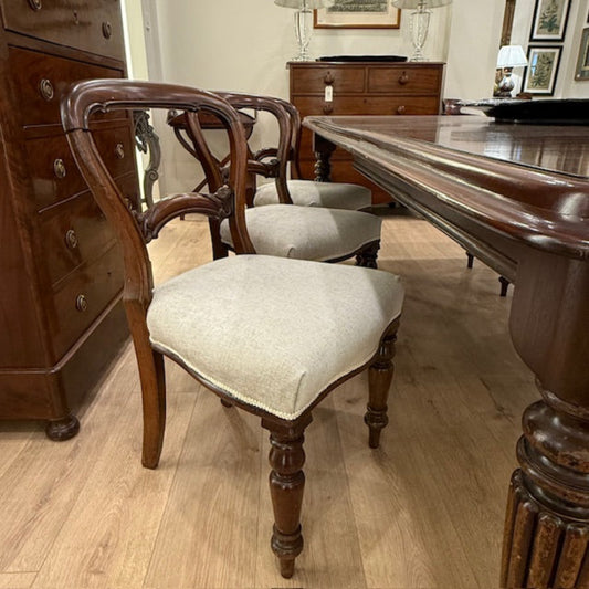 A Set Of Six Mahogany Dining Chairs