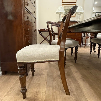 A Set Of Six Mahogany Dining Chairs