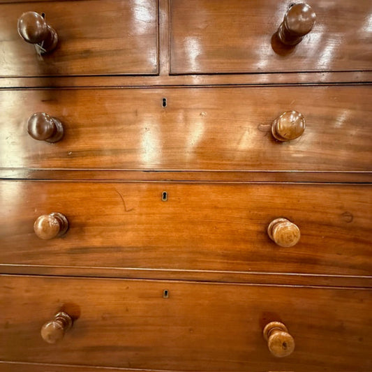 English Mahogany Five-Drawer Chest