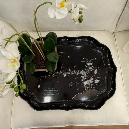 Mother Of Pearl Inlay Tray
