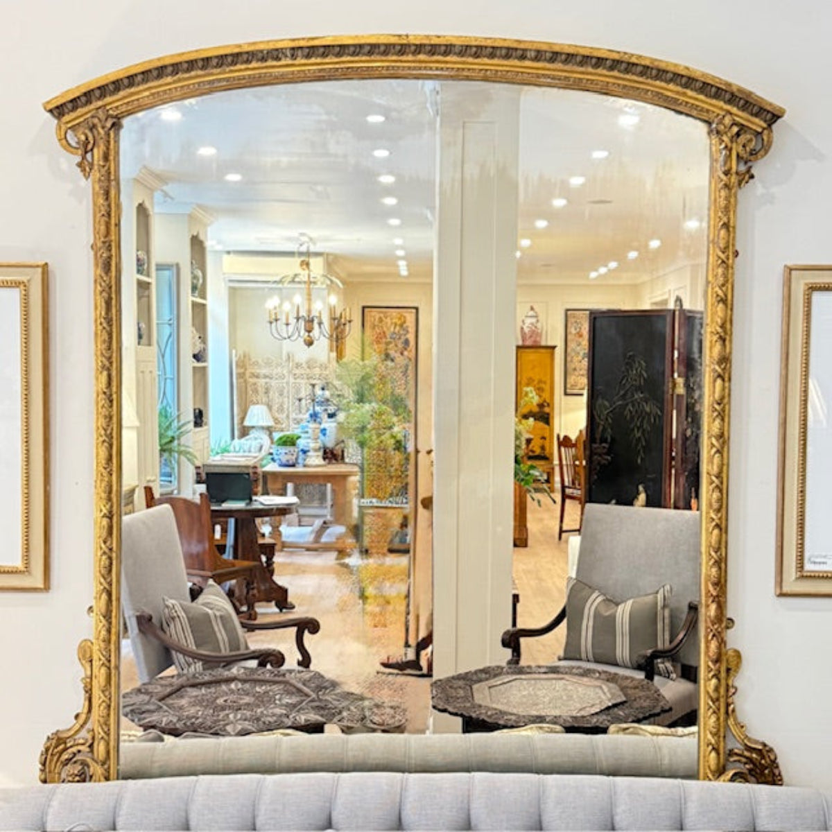 Gilded Antique Mirror