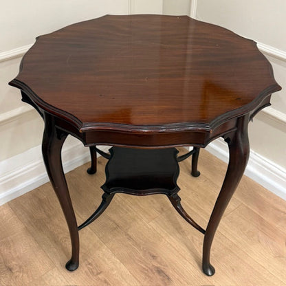 Octagonal Pie Crust Occasional Table