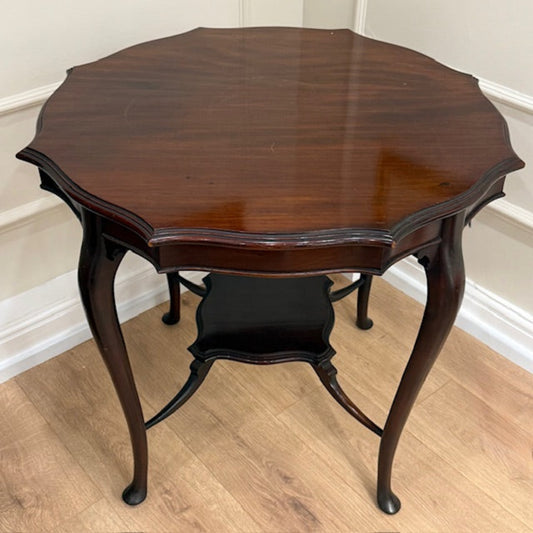 Octagonal Pie Crust Occasional Table