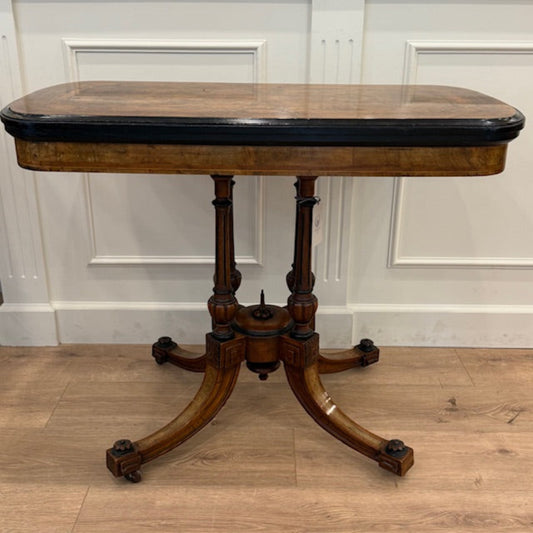 Fine Inlaid Mahogany Card Table