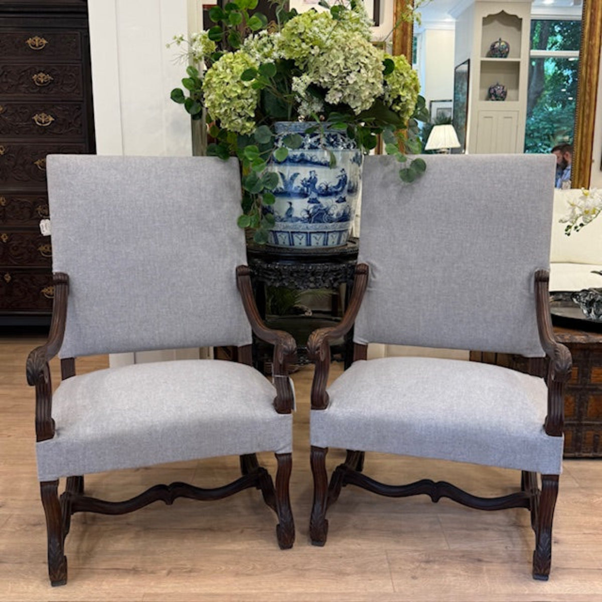 A Pair Of Dutch Antique Armchairs