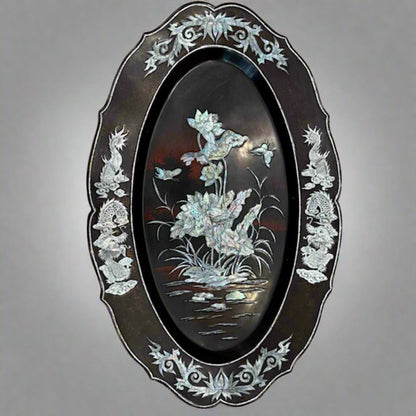 Vintage Mother-of-Pearl Inlay Tray