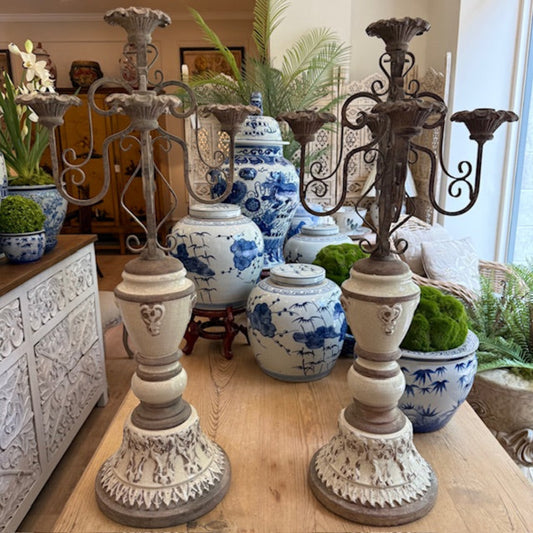 A Pair Of French Candelabras