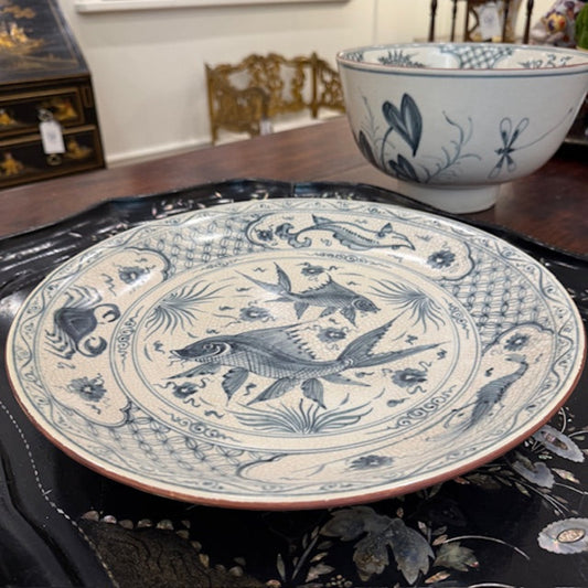 Hand Painted Fish Platter