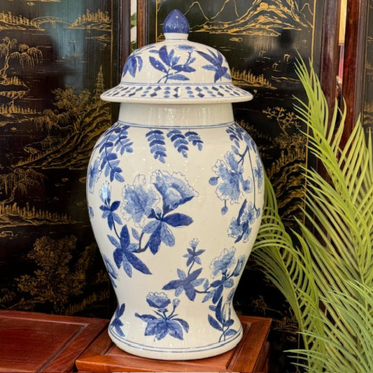 Kangxi Blue And White Ginger Jar