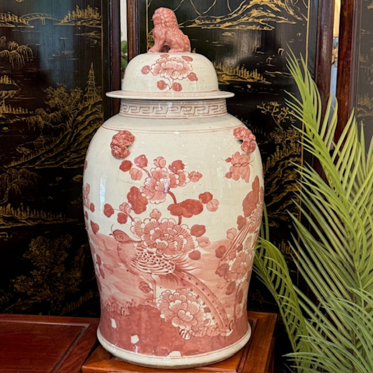 Jingdezhen Hand-Painted Nanchang Temple Jar