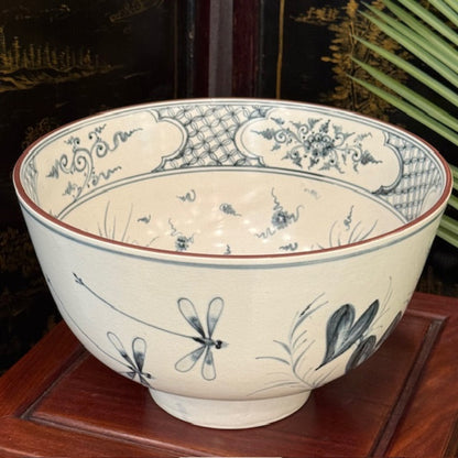 Deep Hand Painted Fish Bowl