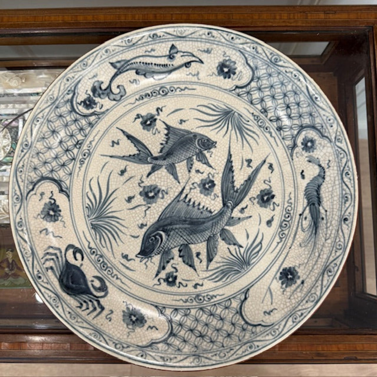 Hand Painted Fish Platter
