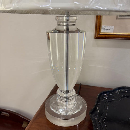 A Pair Of Crystal Lamp Bases