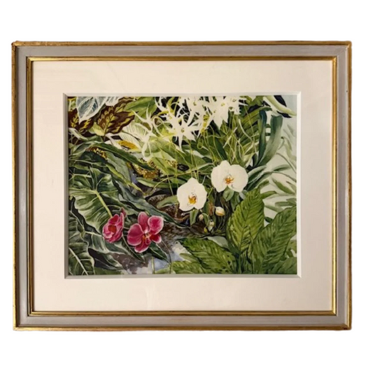 Botanical Print Of Orchids