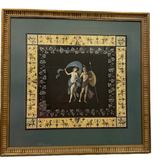 A Pair Of Neoclassical Prints by Michelangelo Maestri