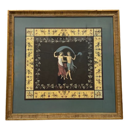 A Pair Of Neoclassical Prints by Michelangelo Maestri