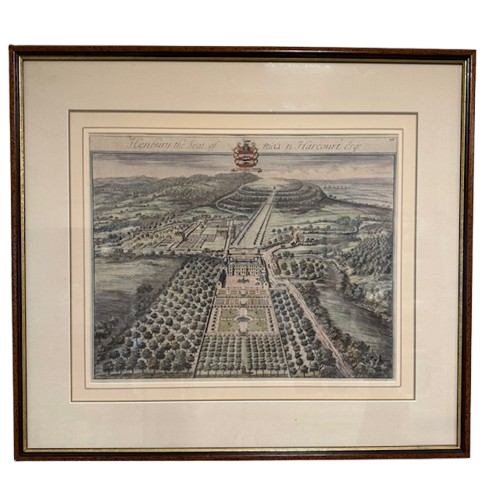 A British Estate And Garden Plan by Johannes Kip