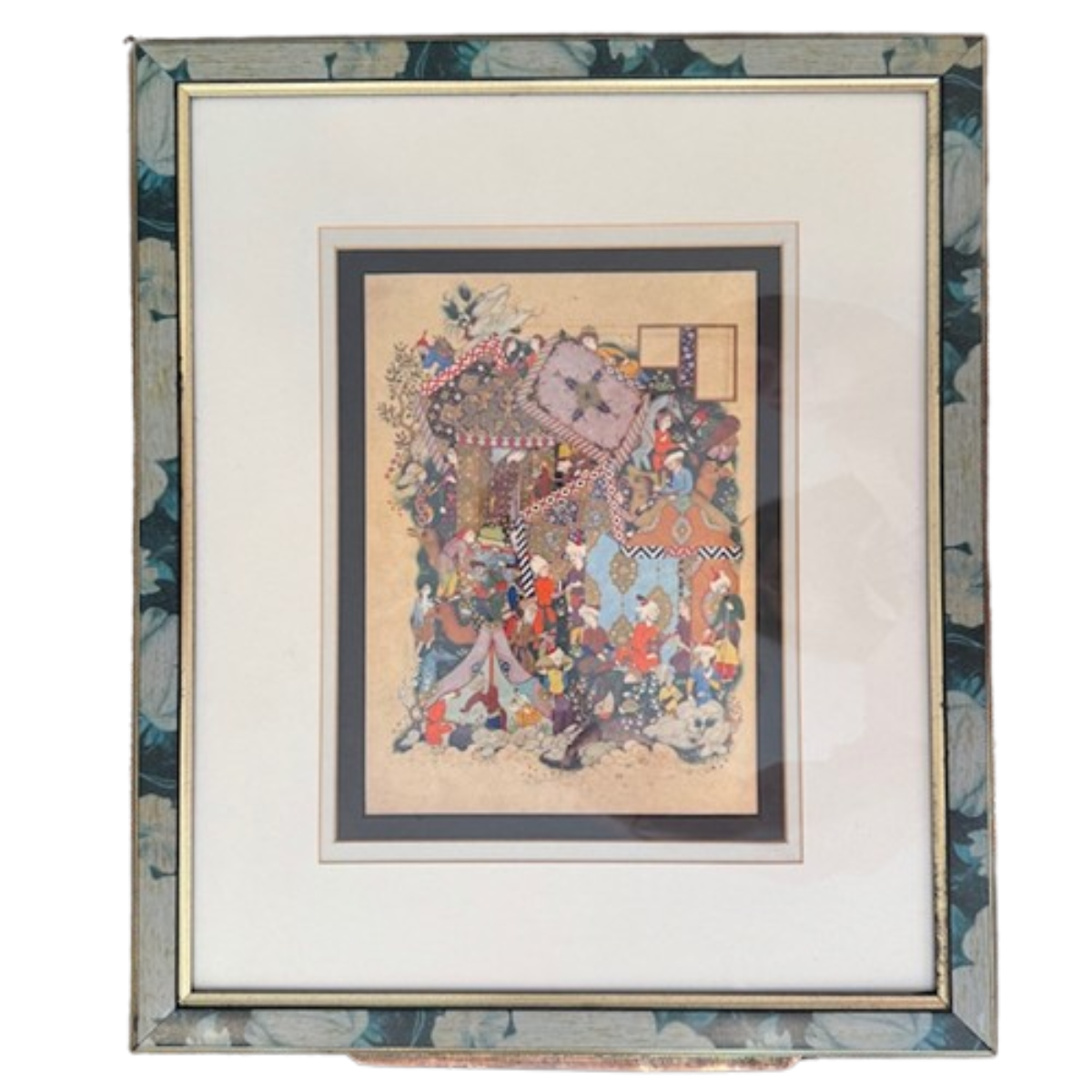 Set Of Five Mughal Miniature Prints