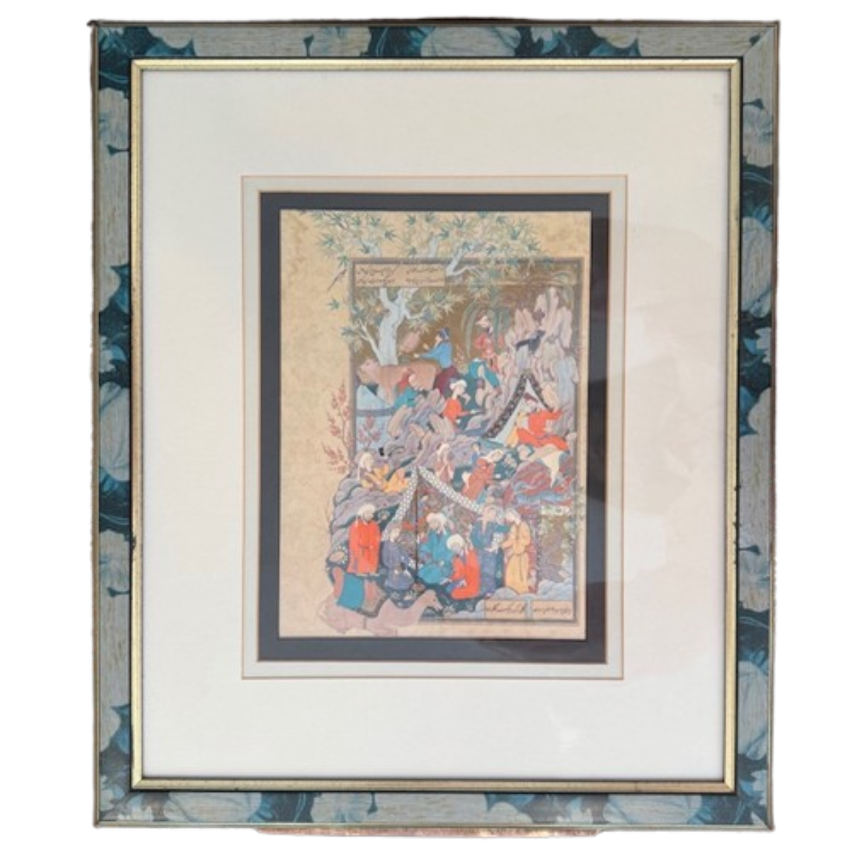 Set Of Five Mughal Miniature Prints