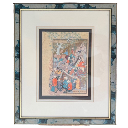 Set Of Five Mughal Miniature Prints