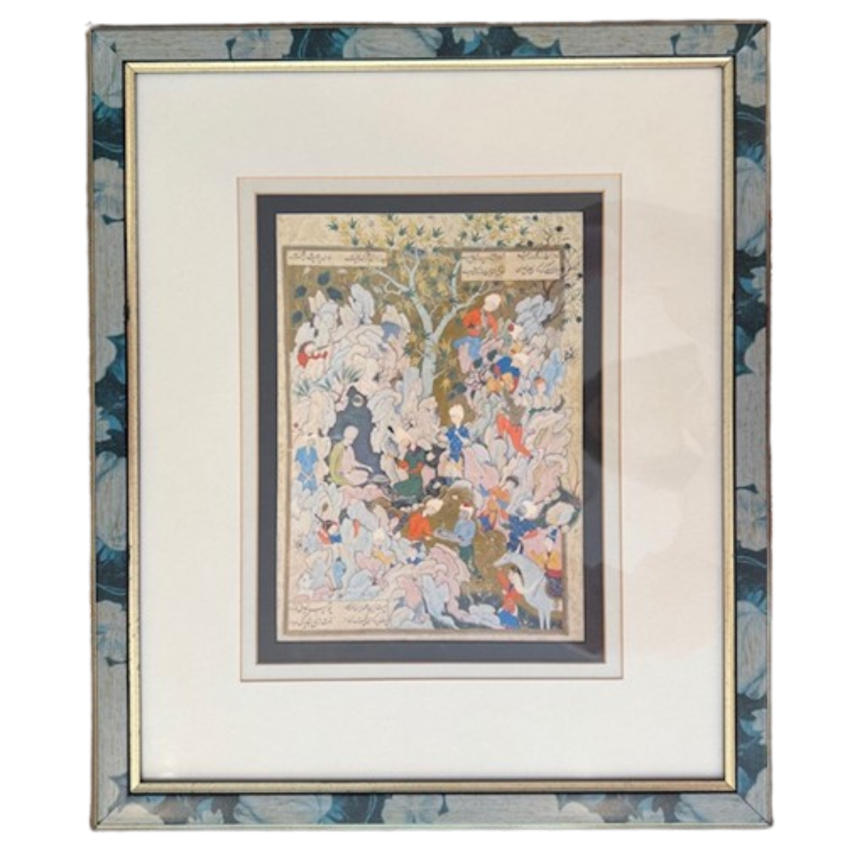 Set Of Five Mughal Miniature Prints