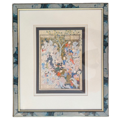 Set Of Five Mughal Miniature Prints