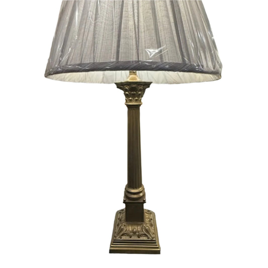 A Pair Of Vintage Brass Table Lamps