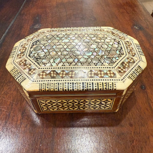 Inlay Box With Mother Of Pearl