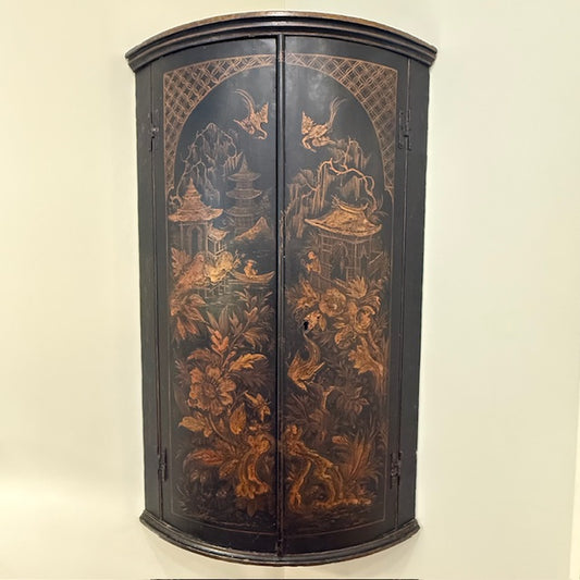 Georgian Chinoiserie Corner Unit